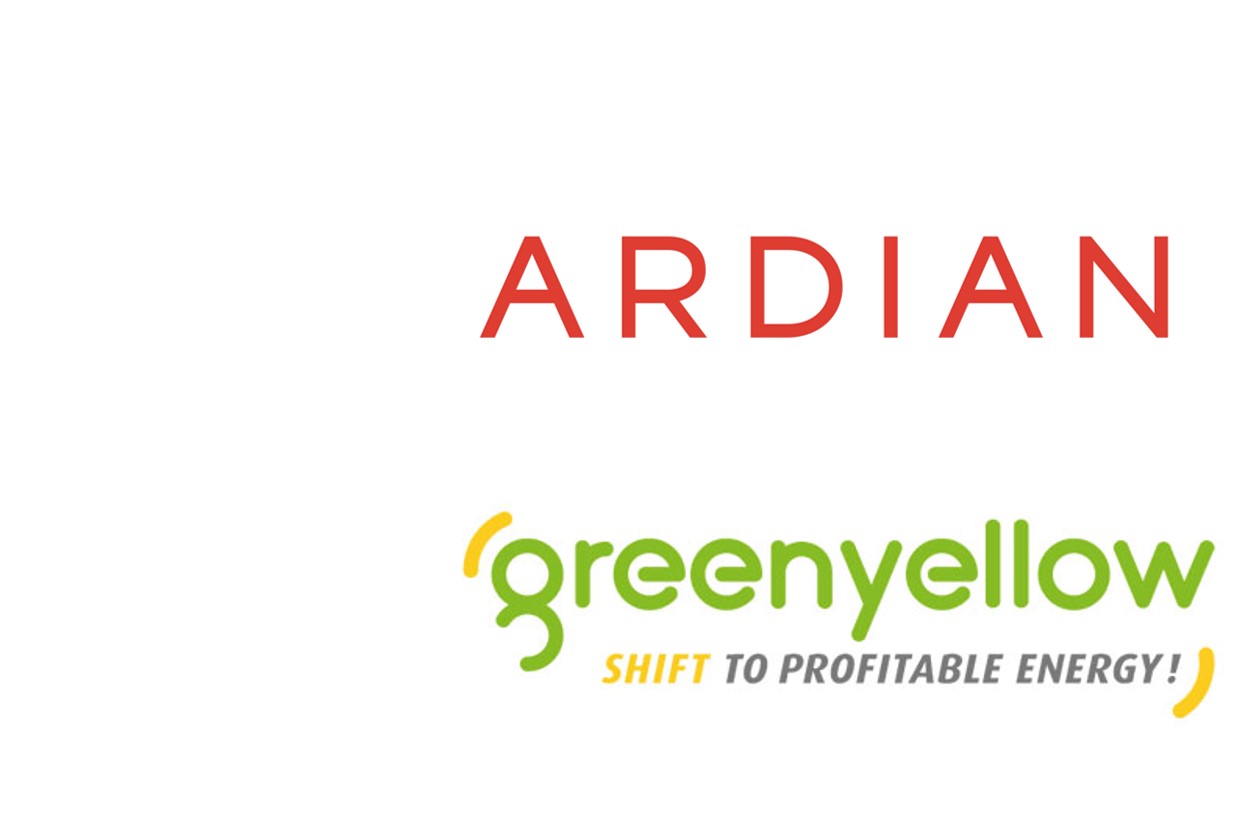 Ardian logo and GreenYellow logo