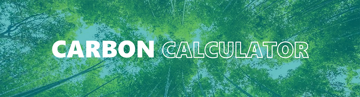 Banner "Carbon calculator"