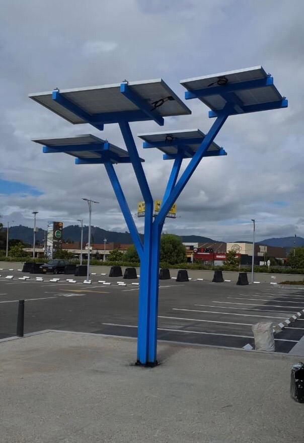 Innovation GreenYellow : l'arbre solaire développé et mis en service pour Décathlon en Colombie