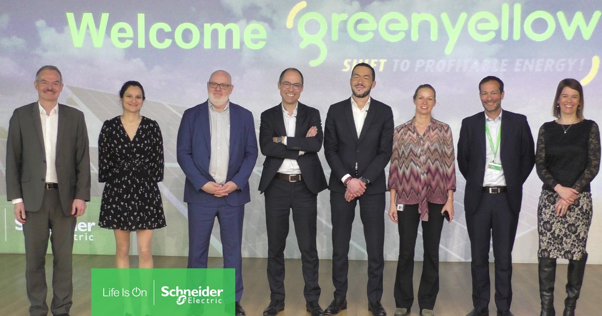 Signature du nouveau partenariat entre GreenYellow et Schneider Electric