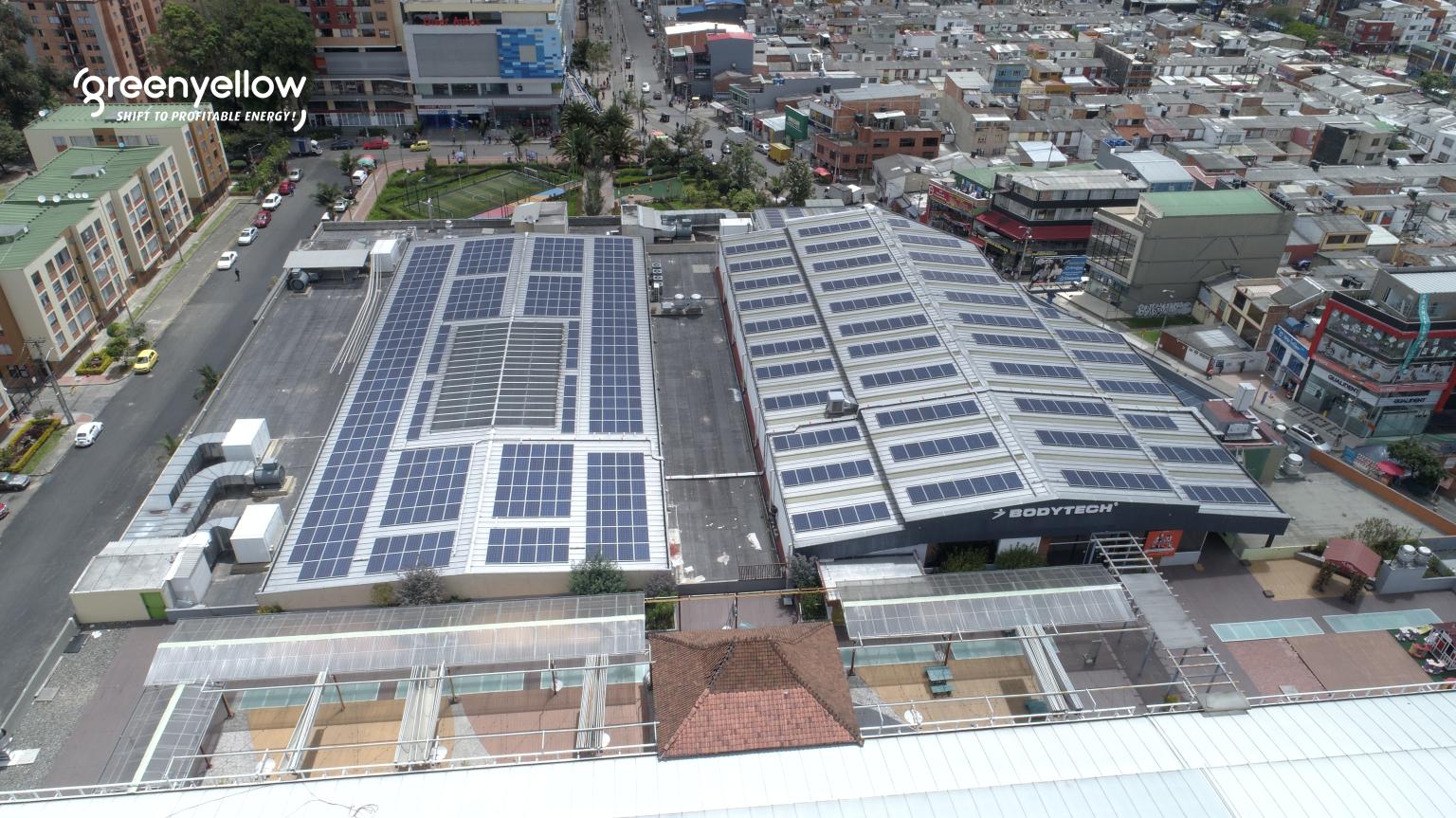 Deuxième centrale solaire photovoltaïque en toiture de GreenYellow Colombia