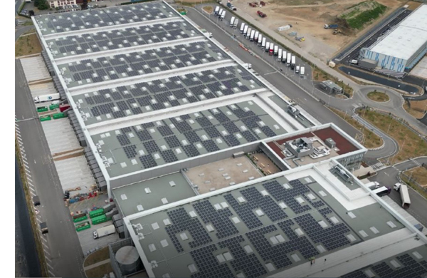 Centrale solaire en toiture réalisée par GreenYellow