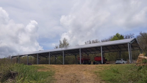 Premier hangar solaire GreenYellow à Rivière Salée en Martinique